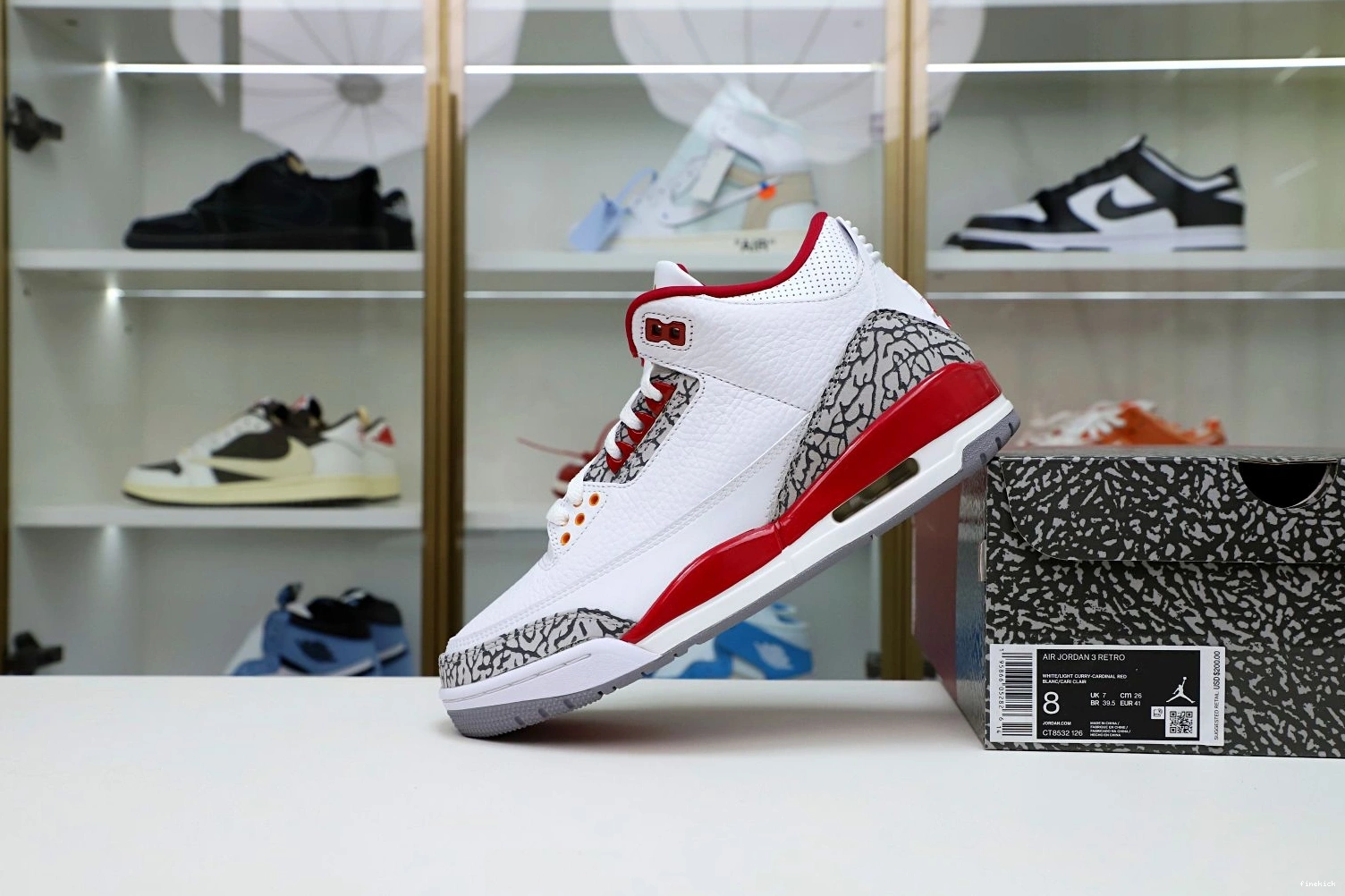 Jordan Cardinal Retro Red(CT8532-126） 3 Air  0918